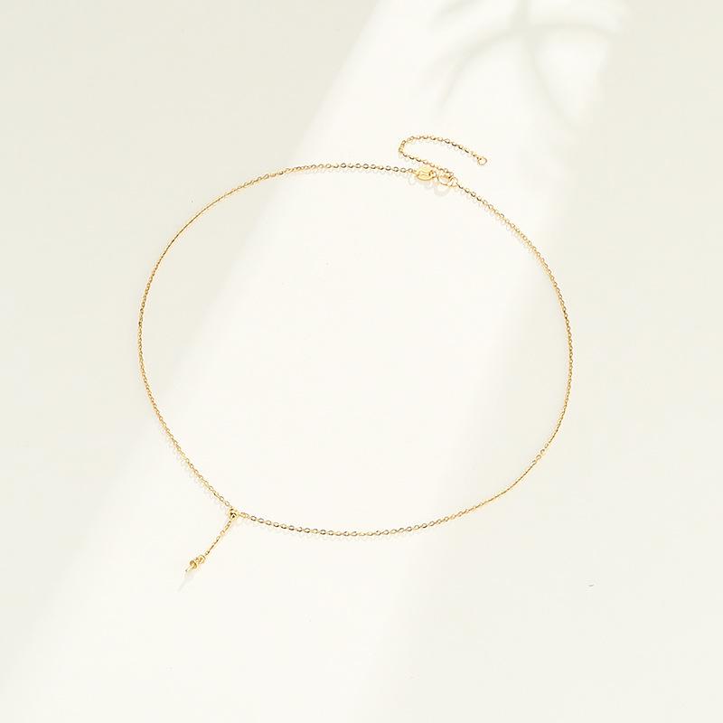 Fine Chain Necklace  |  Womens Jewelry Accessories gold plated fine twist chain