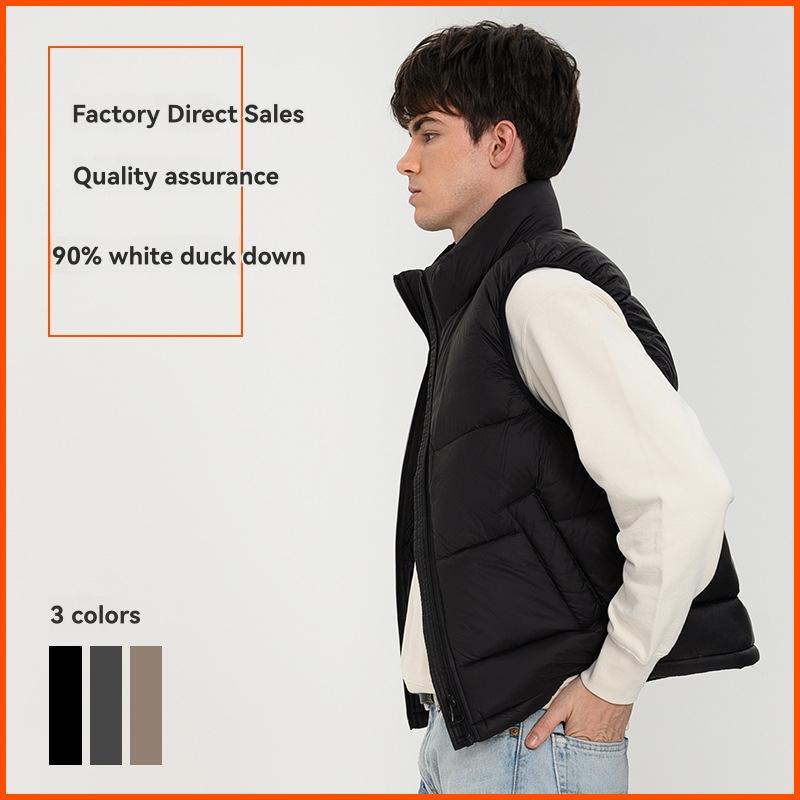 Recycled Puffer Vest  |  Mens Coats, Jackets Clothing black