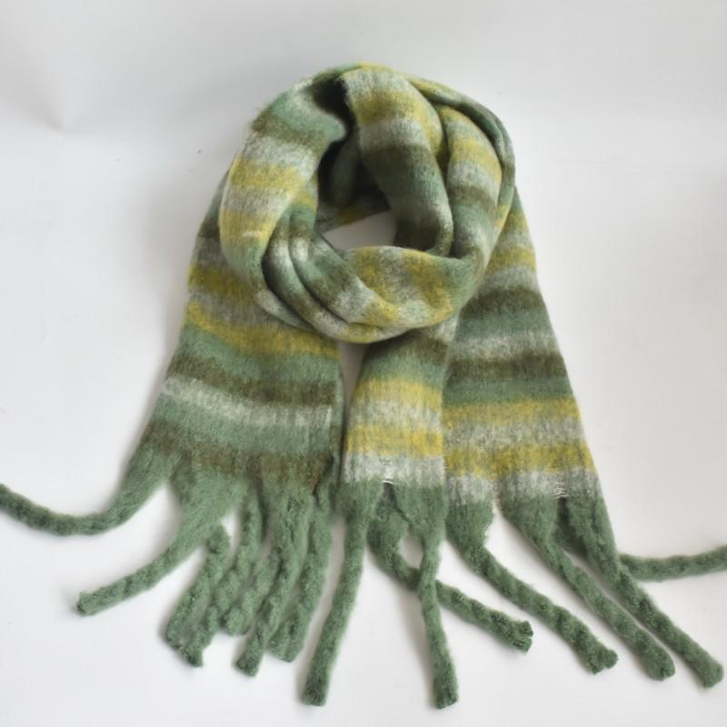 Wide Scarf  |  Mens Hats Accessories green